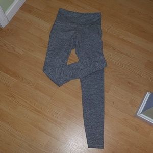 High waisted heather grey go dry leggings